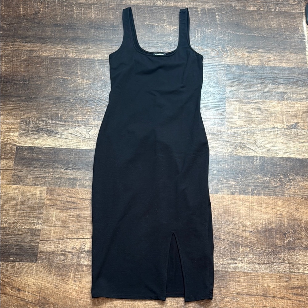 Express Black Midi Dress